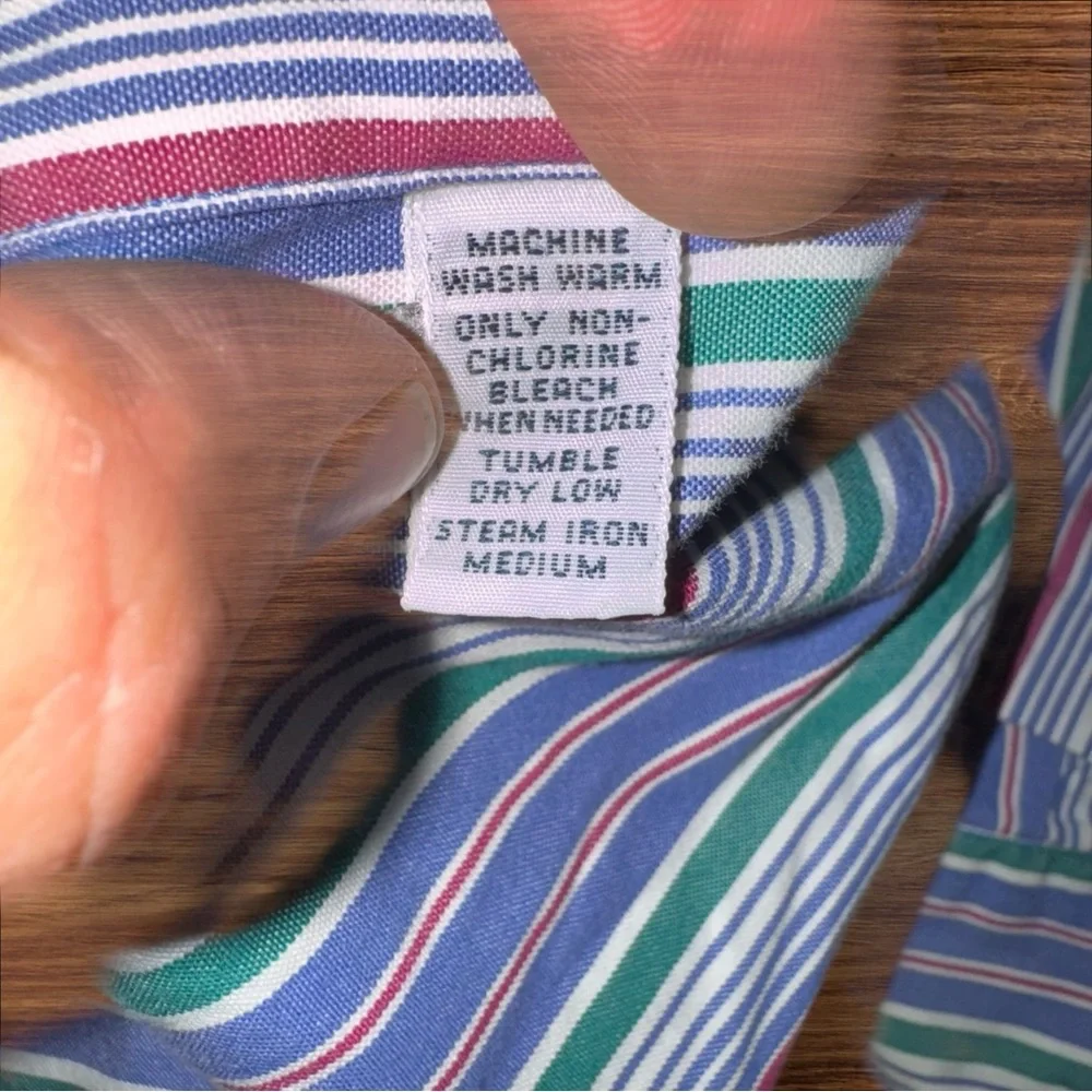 Polo Ralph Lauren‎ Westerton Custom Fit Veritcal Striped Long Sleeve Mens 2XLT